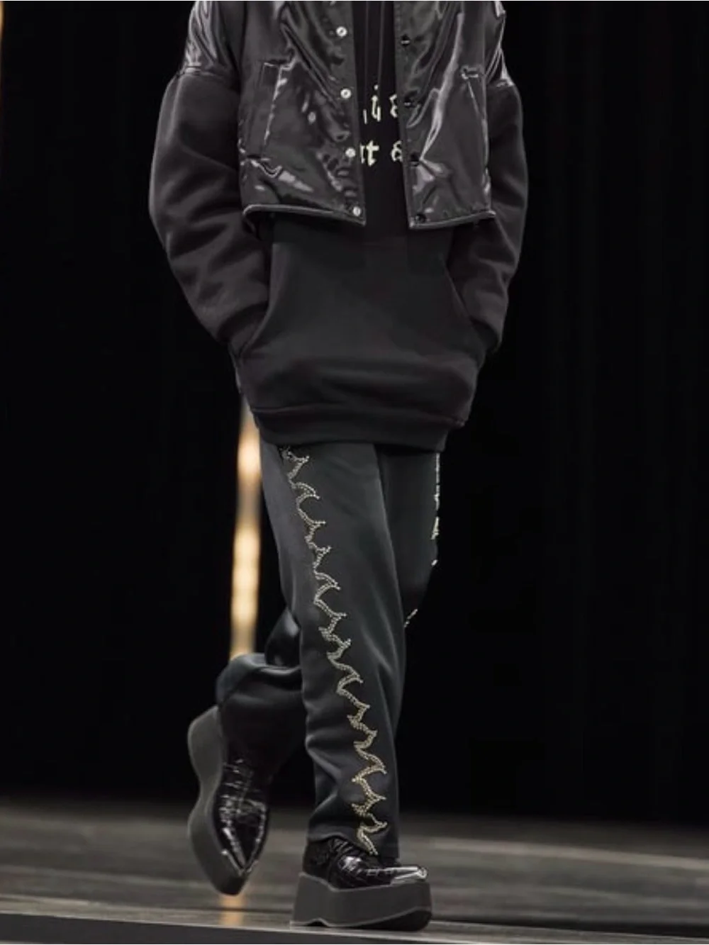 celine fw22 boydoll runway jed harness platform boots size 41